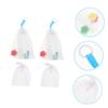 Baluue 4pcs Soap Foaming Net Making to Use Facial Foaming Nets Exfoliating Pouches for Skin Massage view 3