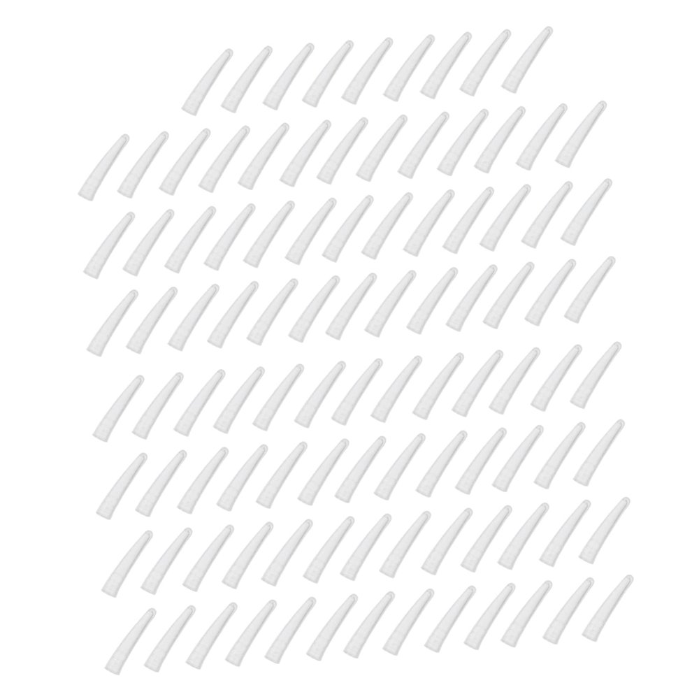 WOONEKY Chuck Cover Tweezer Protective Cover Nipper for Tweezers Prevent Accidents 100pcs Pack