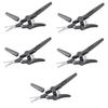 FOMIYES 5pcs Nose Hair Scissors for Men Women Precision Facial Hair Trimmer Comfortable Handle for Eyebrow Shaping Beard Grooming Tool view 1