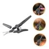 FOMIYES 5pcs Nose Hair Scissors for Men Women Precision Facial Hair Trimmer Comfortable Handle for Eyebrow Shaping Beard Grooming Tool view 3