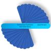 12pc ALAZCO Premium Blue Nail Files Coarse 120/240 Fine Professionals & DIY Washable Reuseable All Nails Natural Acrylic Gel Press-On Travel TSA Friendly view 1