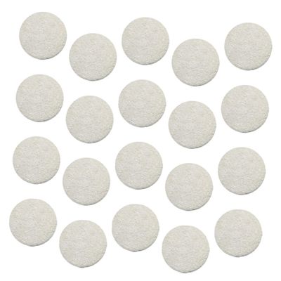 Baluue 20pcs Natural Loofah Makeup Remover Puff Facial Cleansing Pads for Women Safe Eco-friendly