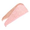Baluue 2pcs Microfiber Hair Cap Hair Dry Wraps Fast Drying Shower Cap Drying Head Towel view 1