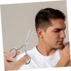 Beatifufu 2pcs Multi-function Scissor Nose Hair Trimmer Eyebrow Scissors Sturdy Beauty Scissors for Women Men view 3