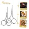Beatifufu 2pcs Multi-function Scissor Nose Hair Trimmer Eyebrow Scissors Sturdy Beauty Scissors for Women Men view 4