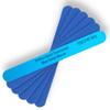 6pc ALAZCO Premium Blue Nail Files Coarse 120/240 Fine Professionals & DIY Washable Reuseable All Nails Natural Acrylic Gel Press-On Travel TSA Friendly view 1