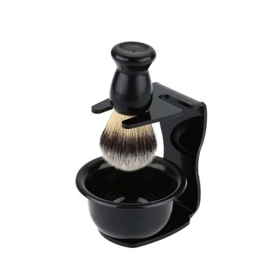 TOVINANNA Facial Cleaning Kit Shaving Brush Stand Bowl Set Acrylic Brush Razor for Men