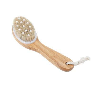 TOVINANNA Bathing Shower Brush Soft Beads for Exfoliating and Deep Cleansing Portable Handle Tool for Massage Shower