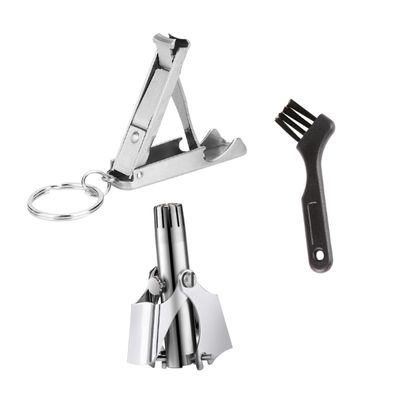 SKISUNO Nose Hair Clipper Shears Set Ear Nose Hair Trimmer Nail Scissor Remover Trimmer for Women
