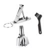SKISUNO Nose Hair Clipper Shears Set Ear Nose Hair Trimmer Nail Scissor Remover Trimmer for Women view 1