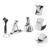 SKISUNO Nose Hair Clipper Shears Set Ear Nose Hair Trimmer Nail Scissor Remover Trimmer for Women view 3