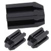 SOESFOUFU 3pcs Eyebrow Pencil Sharpener Durable Makeup Pencil Sharpening Tools for Eyeliner and Lip Liner Travel-Friendly Design Black Color Essential Cosmetic Supplies view 1