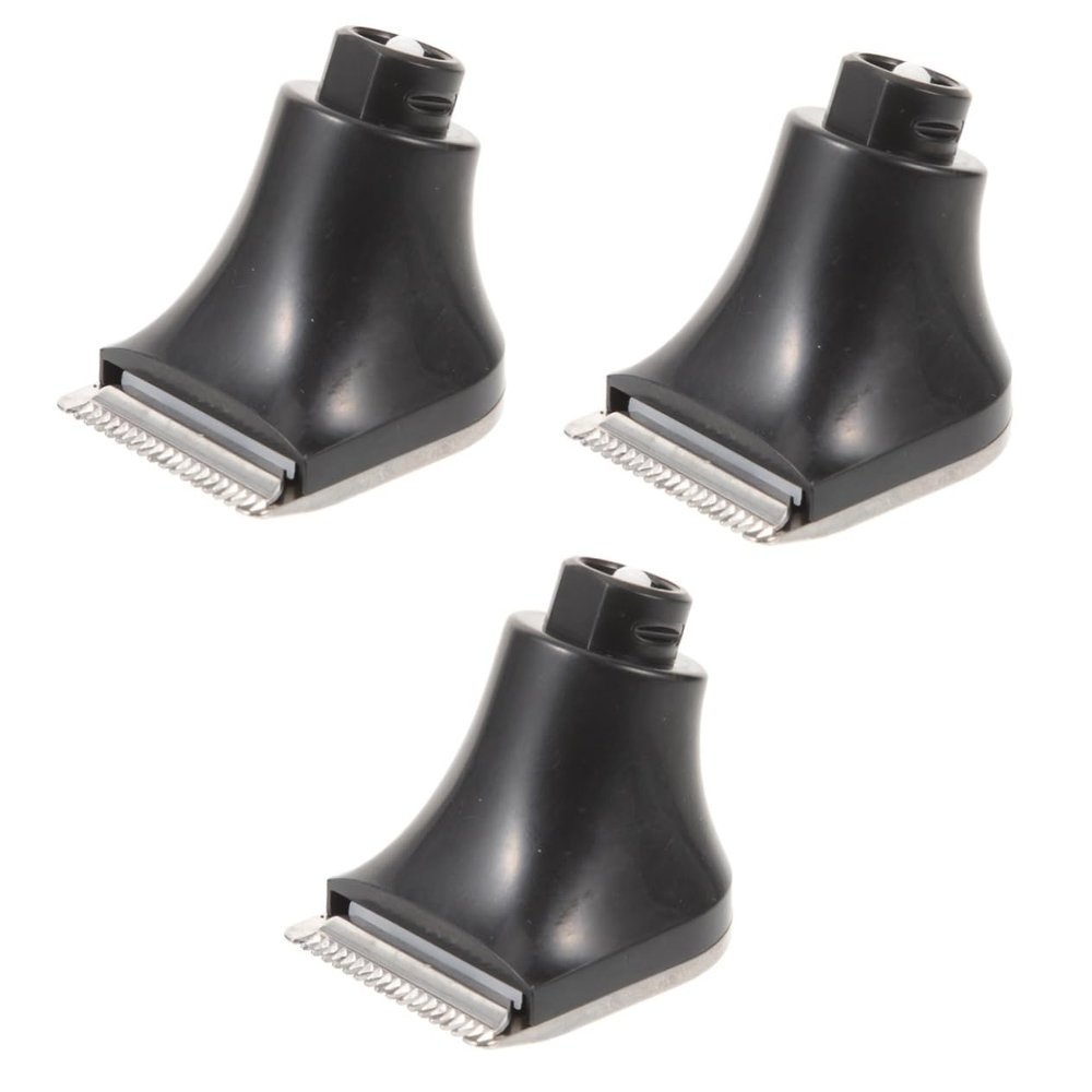Beatifufu 3pcs Replaceable Shaver Head for Men Electric Shaver Head Hair Trimmer Replacement Easy Install Remove for Home Salon Use