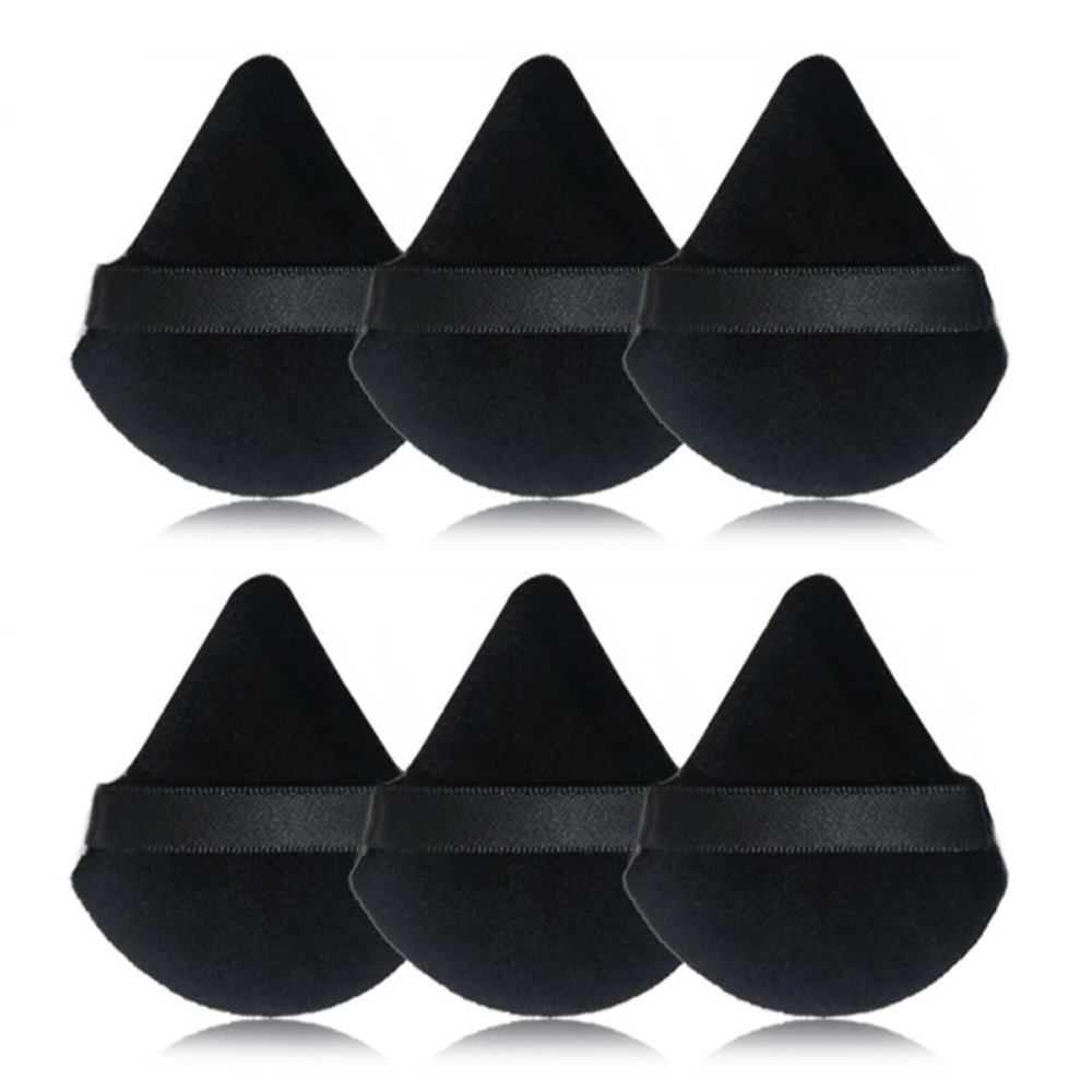4/6/15Pcs Triangles Powder Puff Cosmetic Powder Puff Washable Sponge Powder Sponge Makeup Sponge For Face