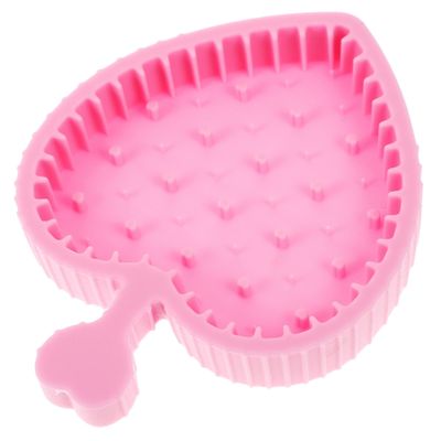 HAPINARY Brush Cleaning Pad Reusable Makeup Tool Cleaner Mat for Quick and Gentle Brush Care Compact Design for Easy Storage Cleaning Convex