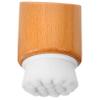 Beatifufu Facial Cleansing Brush Natural Beech Wood Handle Easy to Use Face Scrubber Deep Clean Exfoliating Travel-friendly view 1