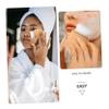 Beatifufu Facial Cleansing Brush Natural Beech Wood Handle Easy to Use Face Scrubber Deep Clean Exfoliating Travel-friendly view 2