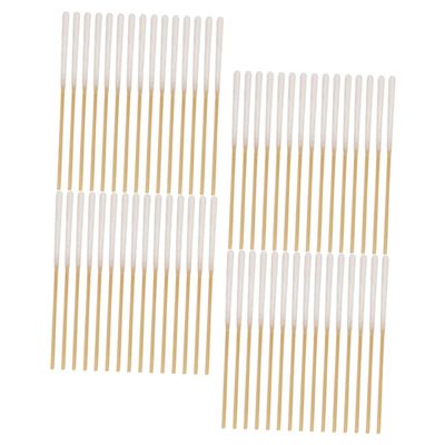 Beatifufu 60pcs Disposable Cotton Swabs Soft Absorbent Cleaning Applicators for Makeup Beauty Care and Household Use Eyebrow Makeup and Daily Cleaning Tasks
