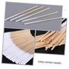 Beatifufu 60pcs Disposable Cotton Swabs Soft Absorbent Cleaning Applicators for Makeup Beauty Care and Household Use Eyebrow Makeup and Daily Cleaning Tasks view 2