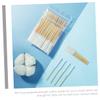 Beatifufu 60pcs Disposable Cotton Swabs Soft Absorbent Cleaning Applicators for Makeup Beauty Care and Household Use Eyebrow Makeup and Daily Cleaning Tasks view 4