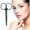 Beatifufu 2pcs Metal Nose Hair Cutters Stainless Steel Eyebrow Scissors Small Round Head Scissors for Beard Mustache view 2
