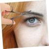 Beatifufu 2pcs Metal Nose Hair Cutters Stainless Steel Eyebrow Scissors Small Round Head Scissors for Beard Mustache view 4