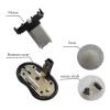 OQATNXUR Shaver Disassemble Razor Repair Parts Electronic Starter Cover Rotary Shaft Gear(HQ30 Shaft x 2) view 3