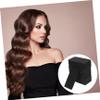 Beatifufu 75pcs Hair Perm Insulation Mats High-temperature Hairdressing Pads for Salon and Home Use Protective Hair Perming Tools Black Foam Design view 2