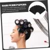 Beatifufu 75pcs Hair Perm Insulation Mats High-temperature Hairdressing Pads for Salon and Home Use Protective Hair Perming Tools Black Foam Design view 4