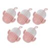 5pcs Cactus Shape Beauty Egg Storage Boxes Transparent Makeup Sponge Organizer Beauty Egg Holder for Powder Puff Earrings Rings 5 Pieces view 1