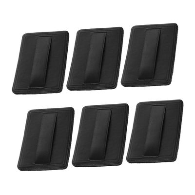 Beatifufu 6pcs Replacement Puff Makeup Powder Based Texture Powder for Face Loose Applicator Pu Leather