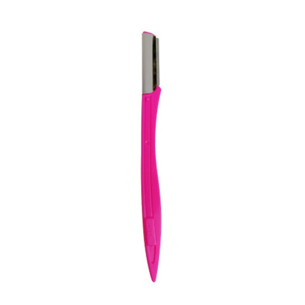 MERRYHAPY 10pcs Portable Eyebrow Razor Set Stainless Steel Eyebrow Shaper Trimmer Kit for Women Professional Makeup Tool for Home Use Random Color