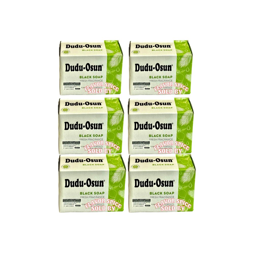 6 Packs of African Black Soap Bar | Skincare Bar | Rejuvenating, Moisturizing | Face, Body Wash