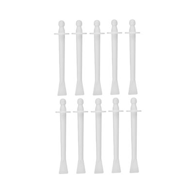 Beatifufu 10pcs Portable Nose Wax Sticks for Hair Removal Lightweight Plastic Applicators for Men and Women to Use for Salon Home