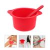 FRCOLOR 2sets Silicone Wax Melt Bowls for Hair Removal Easy to Clean Wax Warmer Liner Pots Mixing Sticks for Home and Salon Use view 4