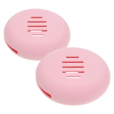 OSOLADY 2pcs Portable Beauty Sponge Container Beauty Sponge Holder Silicone Makeup Blender Case for Travel Makeup Storage