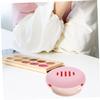 OSOLADY 2pcs Portable Beauty Sponge Container Beauty Sponge Holder Silicone Makeup Blender Case for Travel Makeup Storage view 4