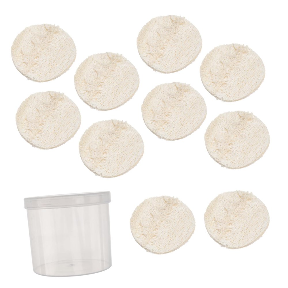 Baluue 11pcs Facial Wash Pads Reusable Exfoliating Makeup Remover Sponges for Gentle Skin Care for Deep Cleansing and Removing Eye Makeup Environmentally Friendly and Soft