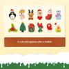 Christmas Bath Bombs Set Xmas Bubble Bath Bombs Christmas Colorful Fizz Bath Balls Box Christmas Handmade Bubble Bathbombs with 12 Cute Doll for Kids Adults Gift Xmas Theme Party view 4