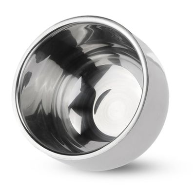 MERRYHAPY Stylish Stainless Steel Shaving Bowl Bubbling Bowl Shaving Soap Cup Razor Accessory for Home Barbershop