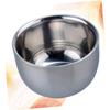 MERRYHAPY Stylish Stainless Steel Shaving Bowl Bubbling Bowl Shaving Soap Cup Razor Accessory for Home Barbershop view 3