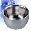 MERRYHAPY Stylish Stainless Steel Shaving Bowl Bubbling Bowl Shaving Soap Cup Razor Accessory for Home Barbershop view 4