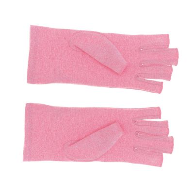 Anneome Elastic Gloves Compression Fingerless Open Glove for Women Men for Carpal Tunnel Tendonitis