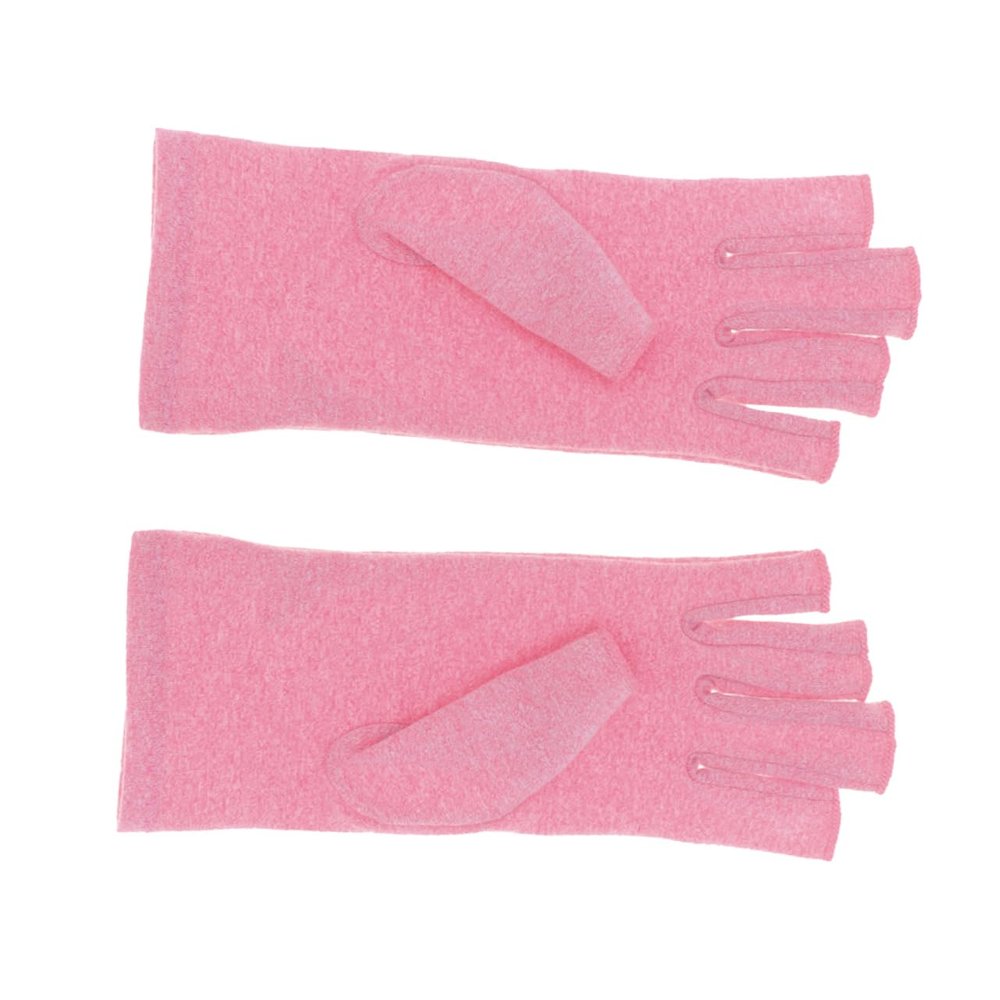 Anneome Elastic Gloves Compression Fingerless Open Glove for Women Men for Carpal Tunnel Tendonitis