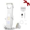 2-in-1 Electric Bikini Trimmer for Women, Dual Head Shaver for Body & Pubic Hair, Painless Smooth, No-Nick Shaving, IPX7 Waterproof, Lightweight with Travel Lock, LED Display view 1