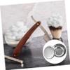 MERRYHAPY Men's Shaving Mug Shaving Soap Cup Shave Soap Bowl Stainless Steel Height view 3