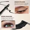 Brown Mascara & Eyeliner Set for Older Women 60 Plus, Tube Mascara Volume and Length, Cream Waterline Eyeliner Gel Pencil, for Thinning Lashes, Sensitive Eyes, Waterproof Smudge Proof Long Lasting view 3