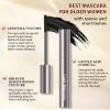 Brown Mascara & Eyeliner Set for Older Women 60 Plus, Tube Mascara Volume and Length, Cream Waterline Eyeliner Gel Pencil, for Thinning Lashes, Sensitive Eyes, Waterproof Smudge Proof Long Lasting view 4