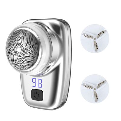 Kalastussaari Electric Razors for Men,Mini Electric Head Hair Shaver,Waterproof USB Rechargeable Face Shaver for Men