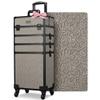 BYOOTIQUE Rolling Makeup Cases Organizer Nail Tech Storage Cart Hairdressing Brush Bags False Eyelash Storage for Beauty Salon Traveling Beautician Manicurist Hairstylist,Rococo GainsBoro view 1